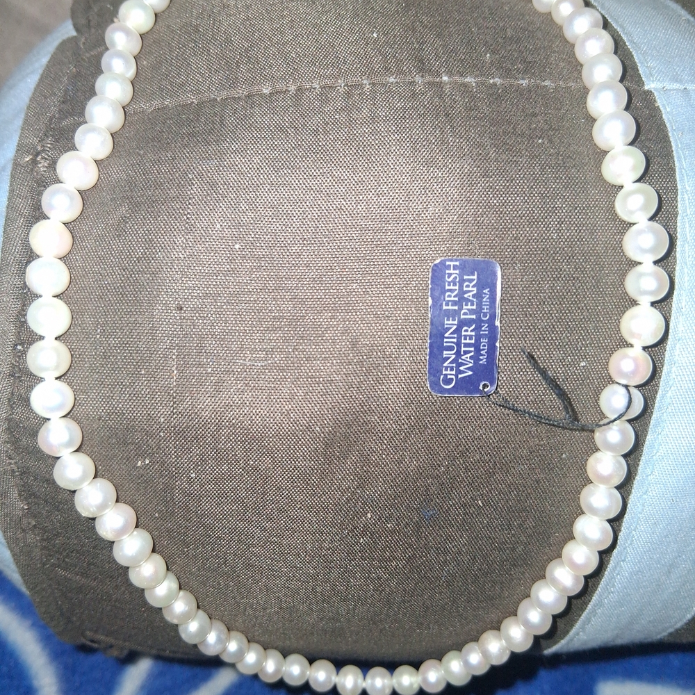Classic White Freshwater Pearl Necklace